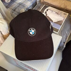 BMW Black Cap with Embroidered Logo